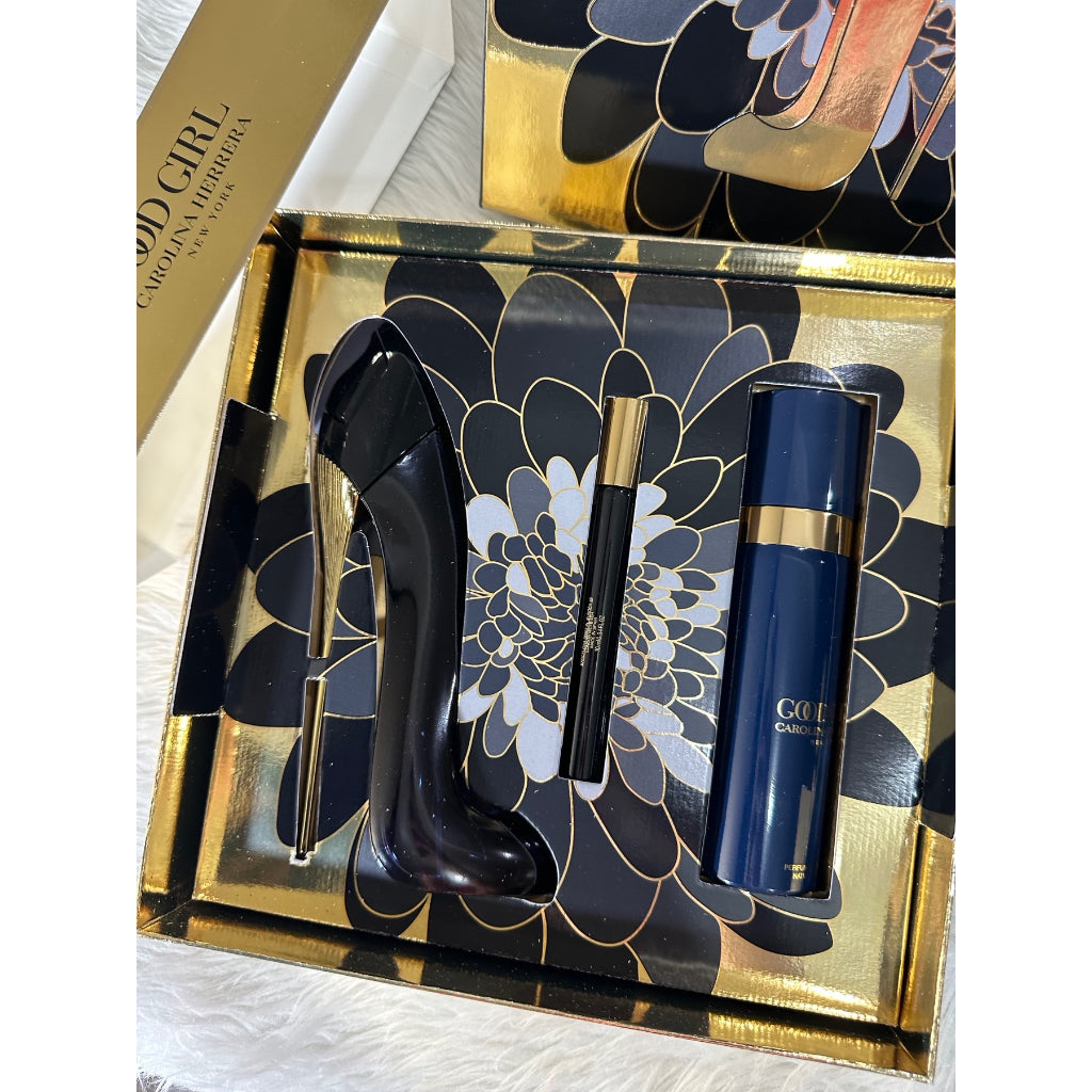 AUTHENTIC/ORIGINAL Carolina Herrera Limited Edition 3-Pc. Good Girl Eau De Parfum EDP PerfumeGiftSet