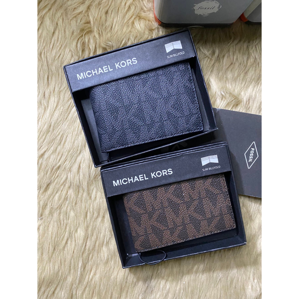 AUTHENTIC/ORIGINAL Michael K0rs MK Slim Bifold Wallet for Men