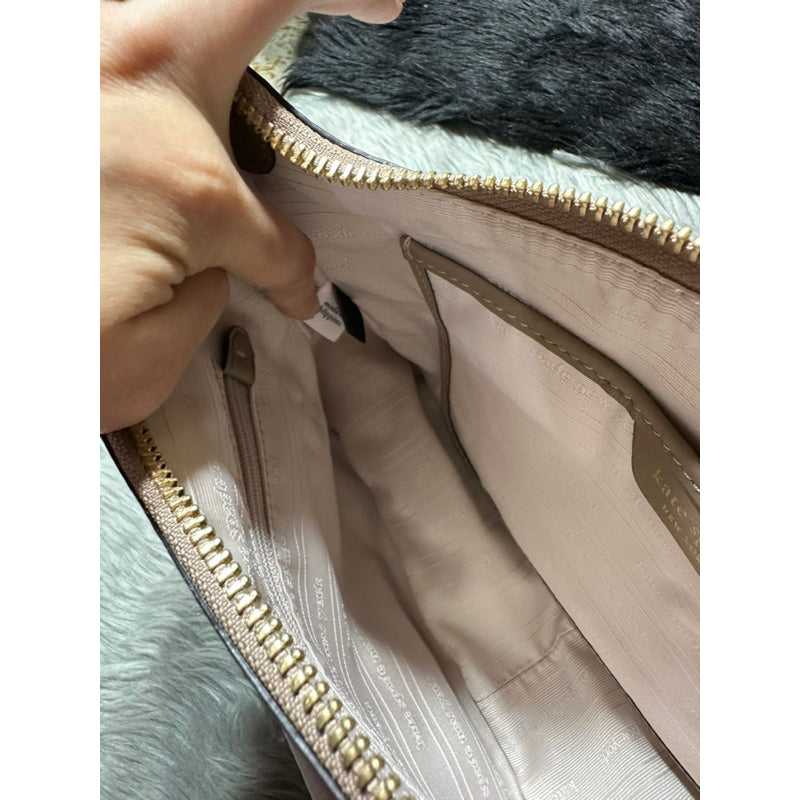 AUTHENTIC KateSpade KS Spade Flower Jacquard Stripe Sam Small Shoulder Bag - Natura Multi