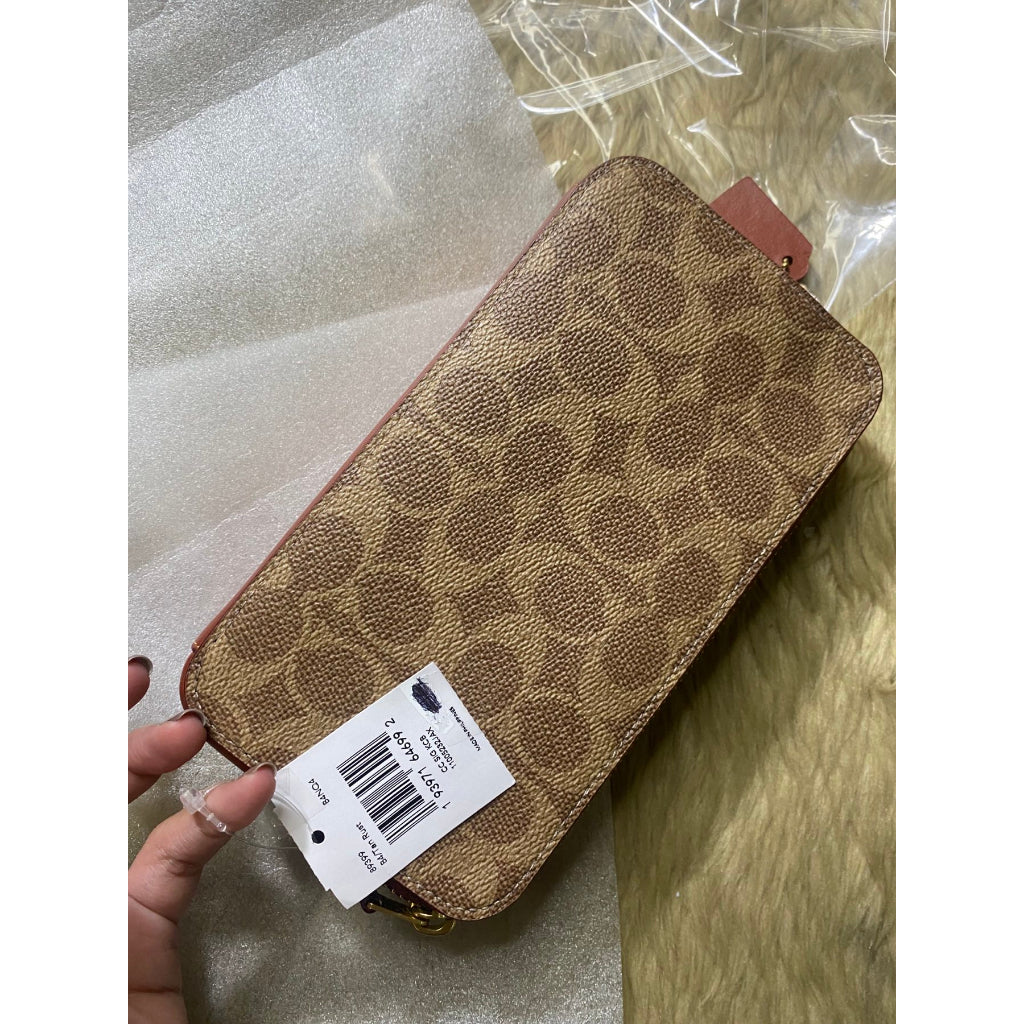 AUTHENTIC/ORIGINAL COACH Kira Crossbody Bag In Signature Canvas Brown/Tan