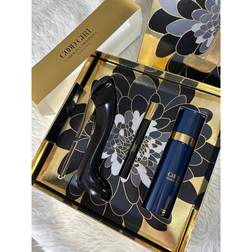 AUTHENTIC/ORIGINAL Carolina Herrera Limited Edition 3-Pc. Good Girl Eau De Parfum EDP PerfumeGiftSet