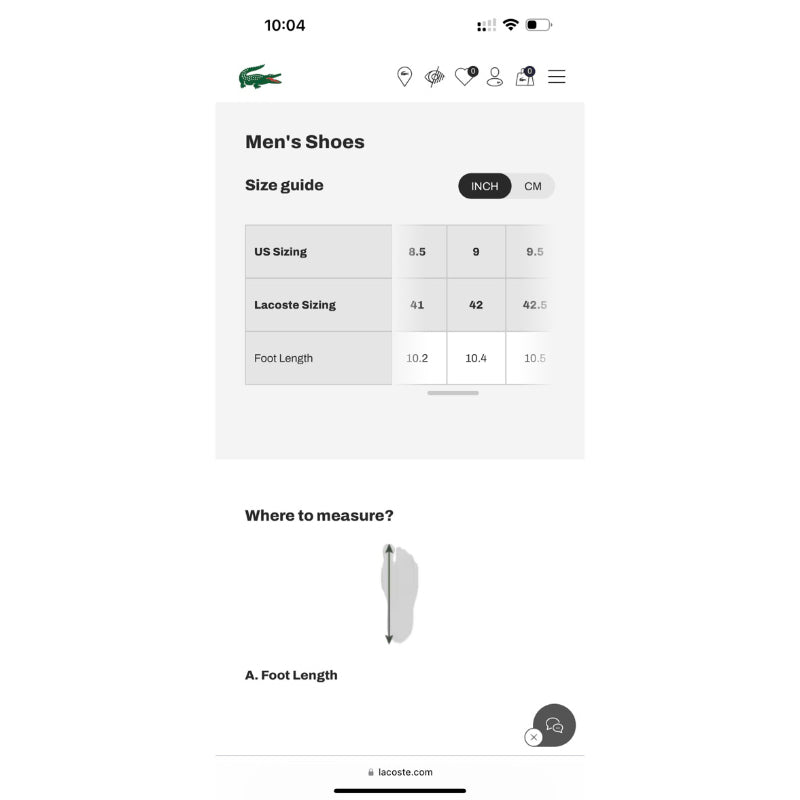 AUTHENTIC Lacoste Men's Court-Drive Textile Sneakers Black & White Size 9 ONLY