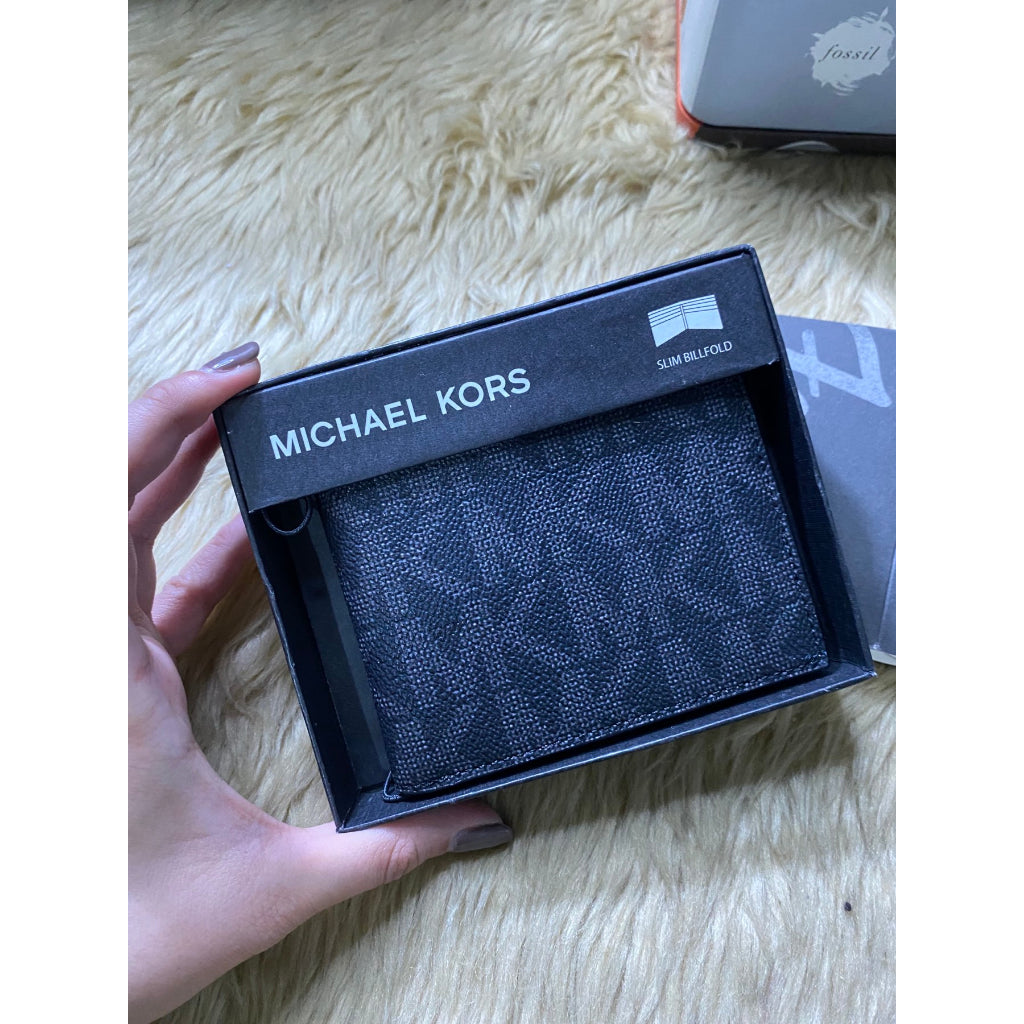AUTHENTIC/ORIGINAL Michael K0rs MK Slim Bifold Wallet for Men