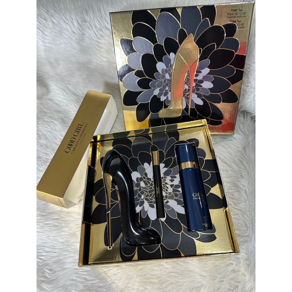 AUTHENTIC/ORIGINAL Carolina Herrera Limited Edition 3-Pc. Good Girl Eau De Parfum EDP PerfumeGiftSet