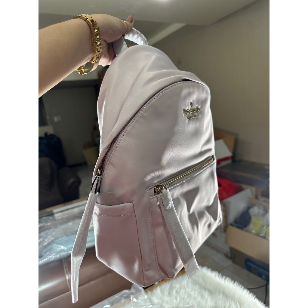 AUTHENTIC/ORIGINAL KateSpade KS Chelsea Nylon Medium Backpack Bag in Lilac Moonlight