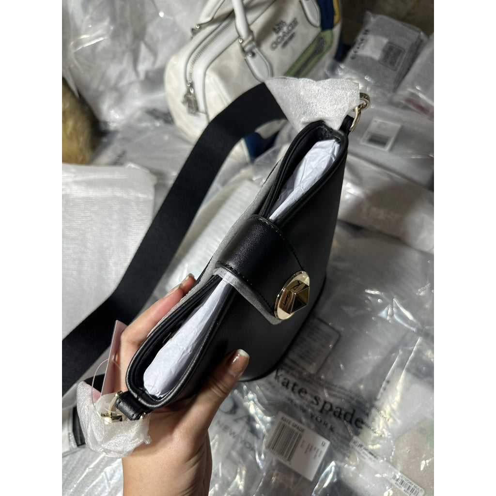 AUTHENTIC/ORIGINAL KateSpade Audrey Mini Bucket Bag Black