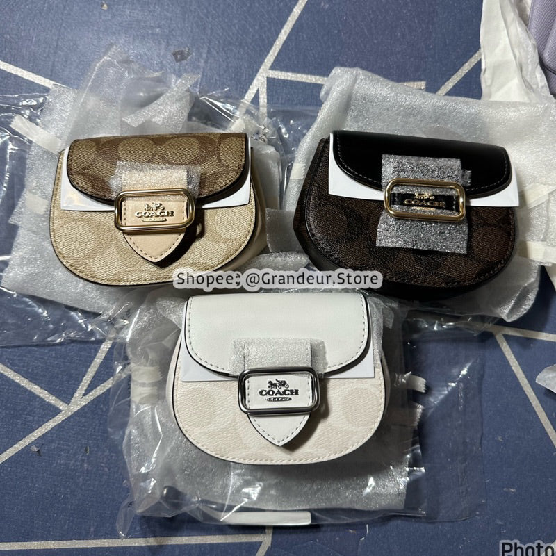 SALE! ❤️ AUTHENTIC/ORIGINAL COACH Morgan Card Case On A Chain Mini Bag Wallet