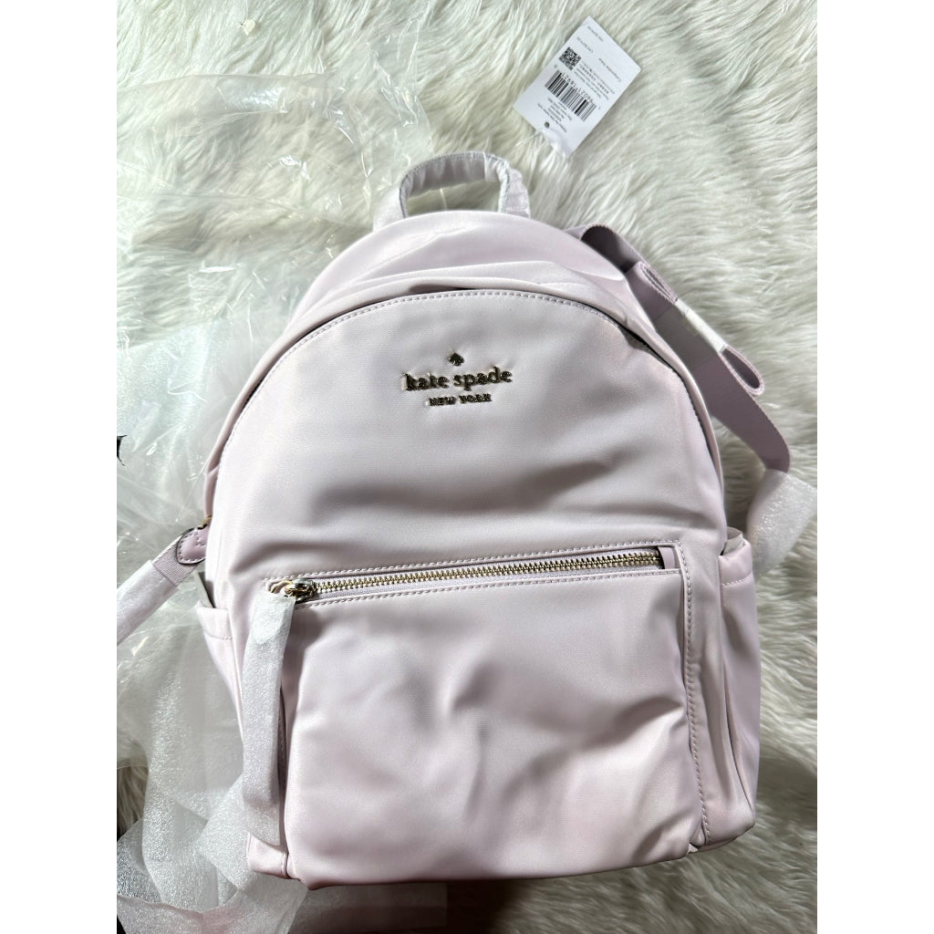 AUTHENTIC/ORIGINAL KateSpade KS Chelsea Nylon Medium Backpack Bag in Lilac Moonlight
