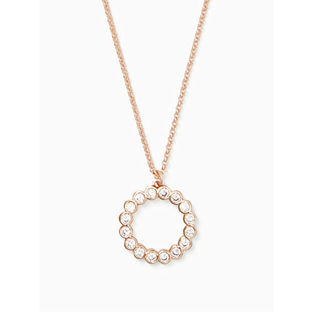 AUTHENTIC/ORIGINAL KateSpade Full Circle Mini Pendant Necklace