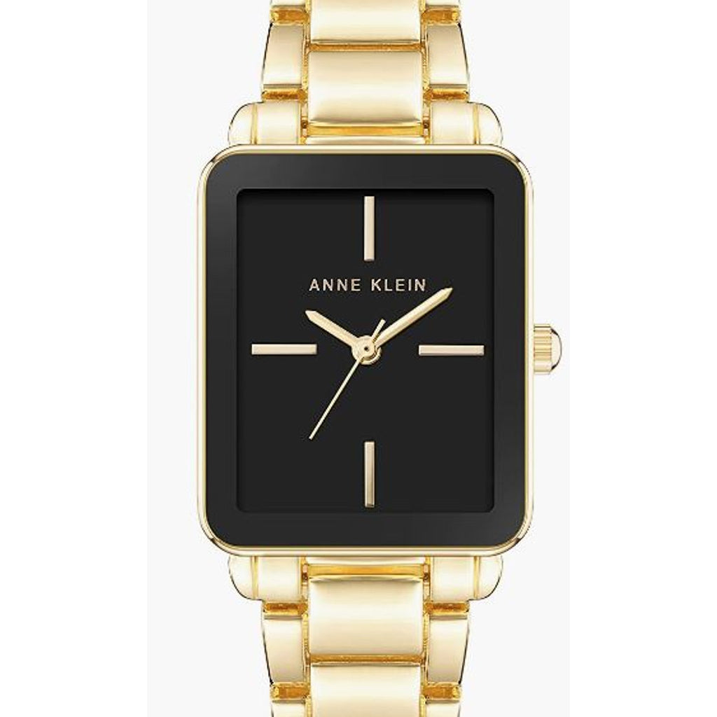 AUTHENTIC ORIGINAL Anne Klein Women s Bracelet Square Watch AK 3646BKGB