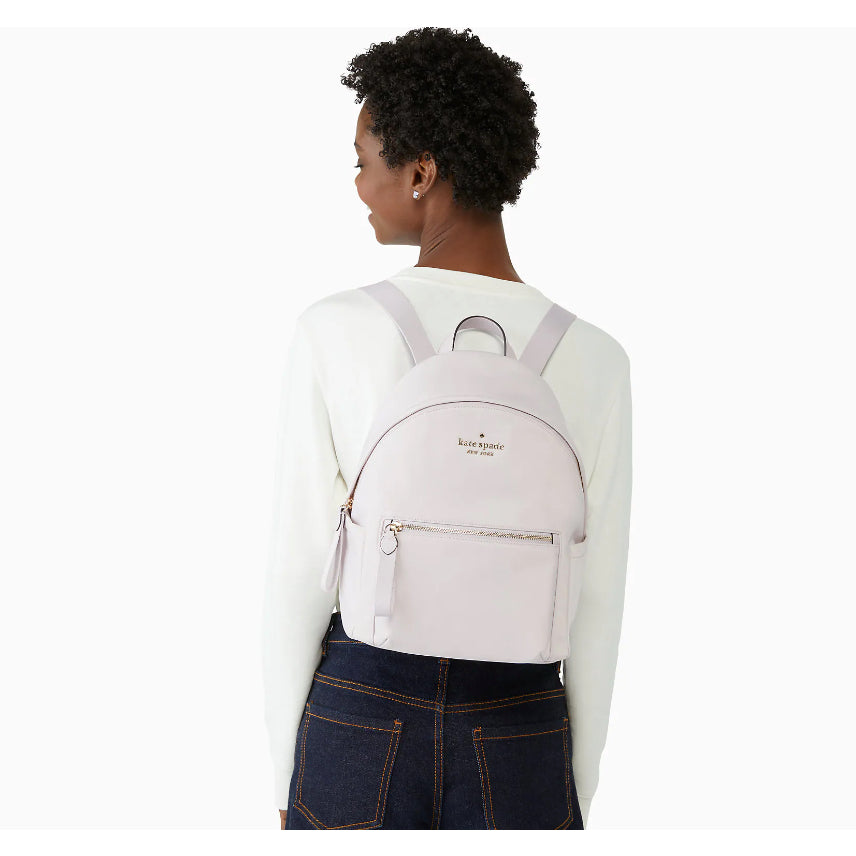 AUTHENTIC/ORIGINAL KateSpade KS Chelsea Nylon Medium Backpack Bag in Lilac Moonlight
