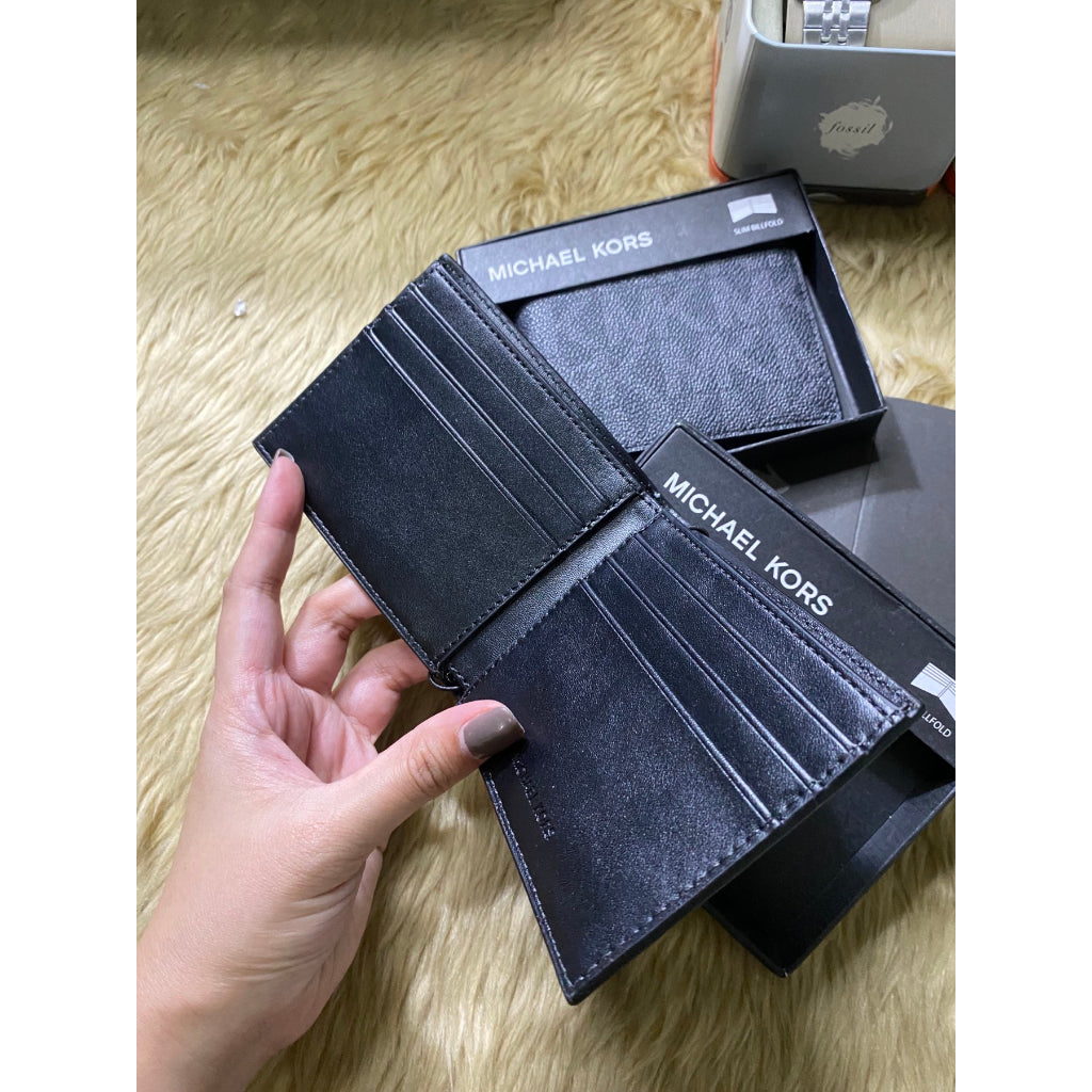 AUTHENTIC/ORIGINAL Michael K0rs MK Slim Bifold Wallet for Men