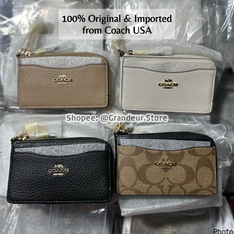 Coach coin wallet hotsell