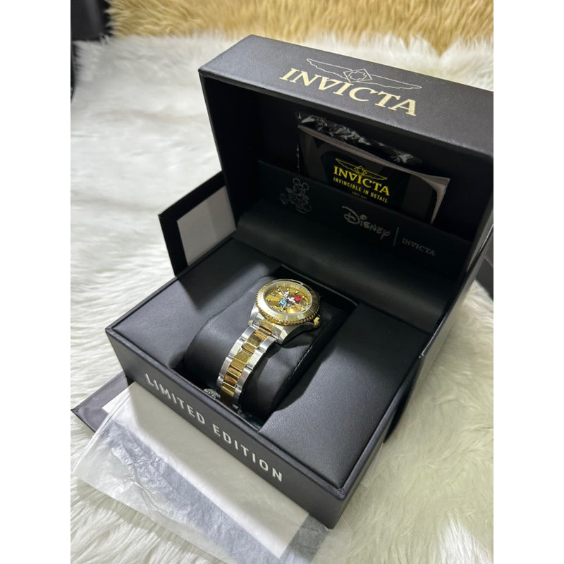 SALE! ❤️ AUTHENTIC Invicta Disney Limited Edition Minnie Mouse Women's Watch - 34mm, Gold (32393)