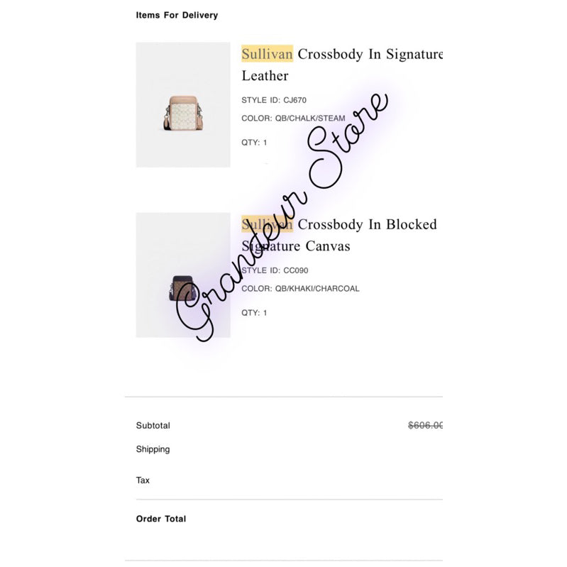 SALE! ❤️ AUTHENTIC/ORIGINAL COACH Sullivan Crossbody In Blocked Signature Canvas Men's Bag Khaki Brown