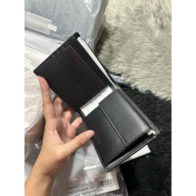 AUTHENTIC Michael K0rs MK Cooper Logo Billfold Men Wallet With Coin Pouch
