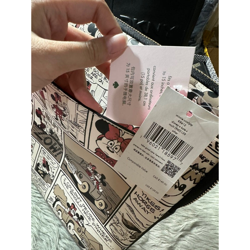 AUTHENTIC/ORIGINAL KateSpade KS Disney Minnie Laptop Sleeve