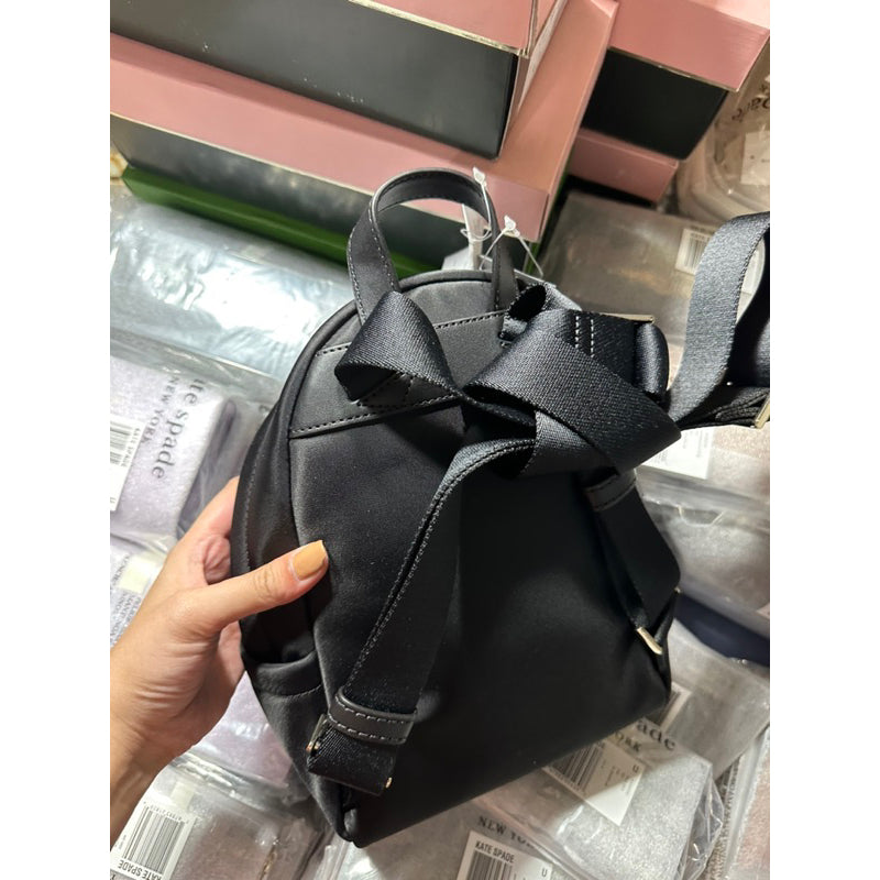 AUTHENTIC/ORIGINAL KateSpade KS Chelsea Mini Nylon Backpack Black Bag