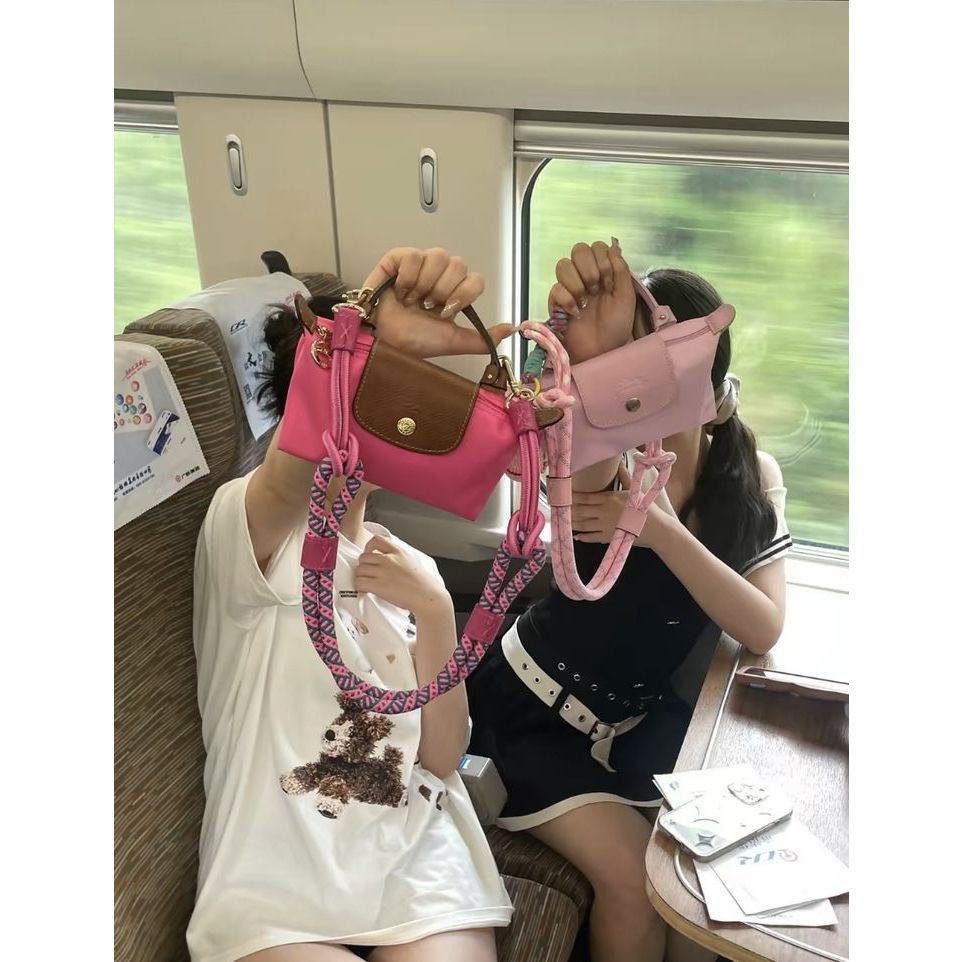 AUTHENTIC/ORIGINAL LongChamp Preloved LE PLIAGE POUCH MINI BAG