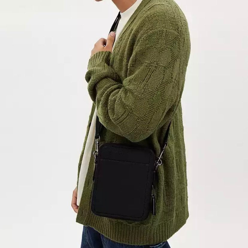 AUTHENTIC/ORIGINAL Coach Sullivan Crossbody Men’s Bag Black