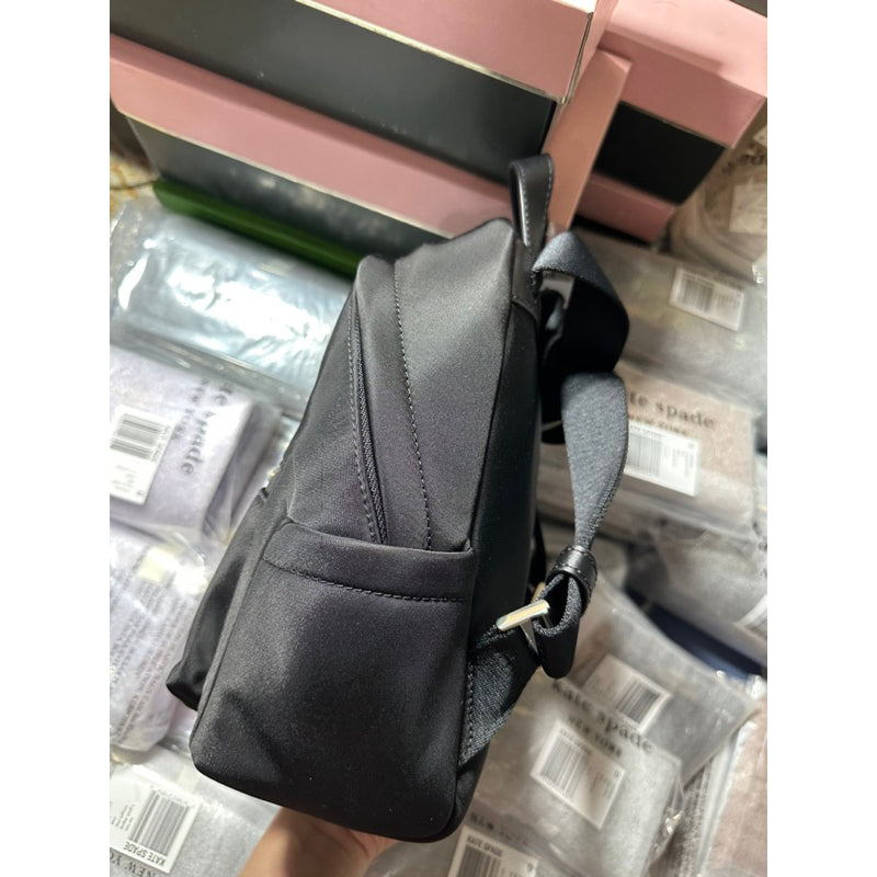 AUTHENTIC/ORIGINAL KateSpade KS Chelsea Mini Nylon Backpack Black Bag