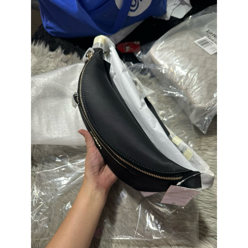 AUTHENTIC/ORIGINAL KateSpade KS Chelsea Belt Bag Nylon Black