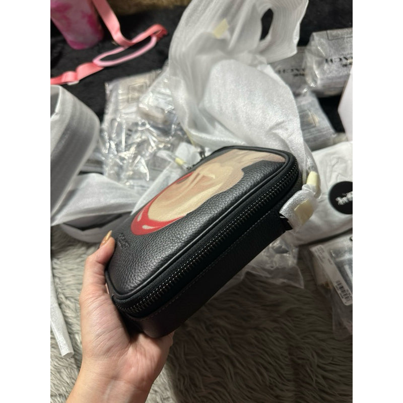 AUTHENTIC/ORIGINAL COACH X Tom Wesselmann Stanton Crossbody Men's Bag Black