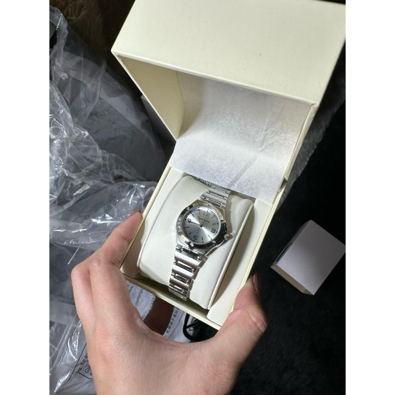 AUTHENTIC/ORIGINAL Anne Klein Women's Bracelet Watch Silver 10/8655SISV