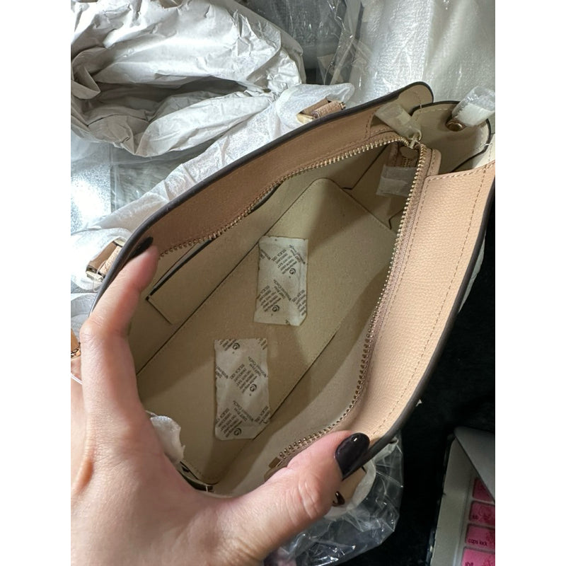 AUTHENTIC/ORIGINAL KateSpade KS Darcy Small Satchel Bag in Light Brown FAWN