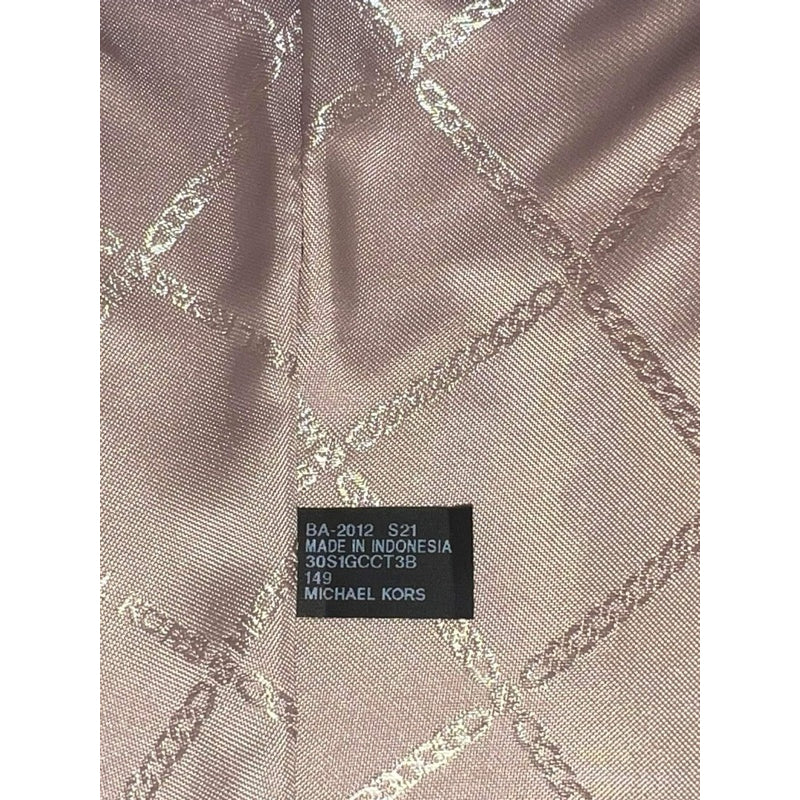 AUTHENTIC/ORIGINAL Michael K0rs MK Carine Medium Logo Tote Vanilla Bag