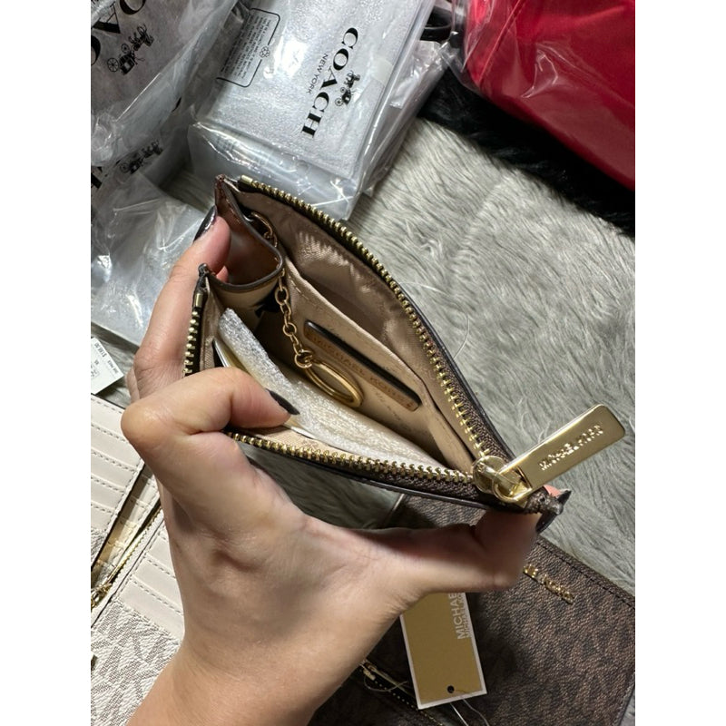 AUTHENTIC/ORIGINAL Michael K0rs MK Jet Set Travel Small Coin Pouch ID Wallet