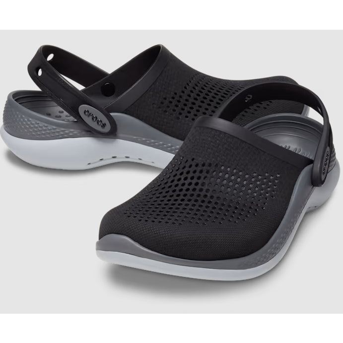 AUTHENTIC/ORIGINAL Crocs LiteRide™ 360 Clog in Black/Slate Grey