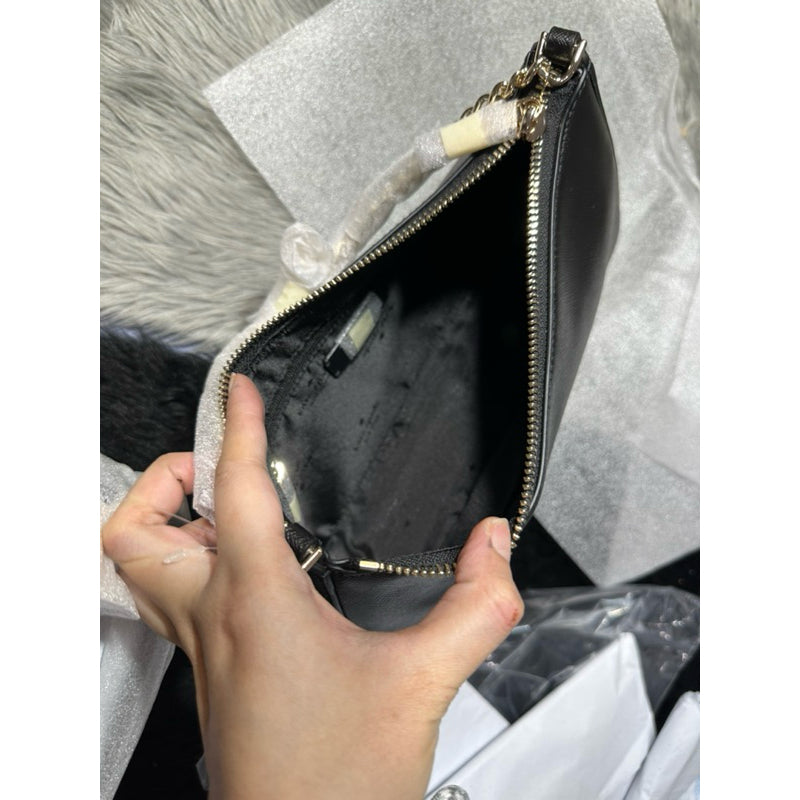 AUTHENTIC/ORIGINAL KateSpade KS Madison Saffiano Leather Convertible Crossbody Bag Black