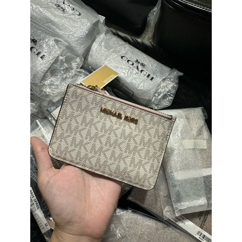 AUTHENTIC/ORIGINAL Michael K0rs MK Jet Set Travel Small Coin Pouch ID Wallet