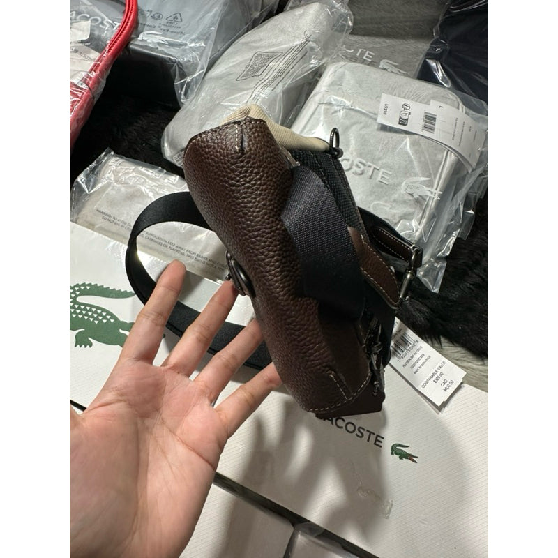 AUTHENTIC/ORIGINAL Coach Hudson Small Pack Body Men Bag Brown/Beige