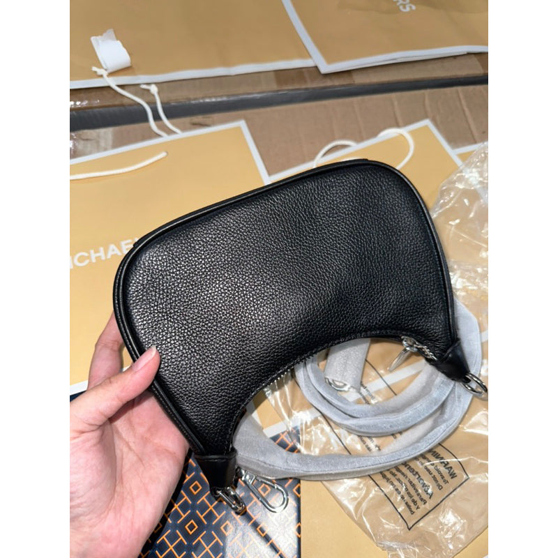 SALE! ❤️ AUTHENTIC/ORIGINAL Michael K0rs MK Cora Mini Zip Pouchette KiliKili Bag Black