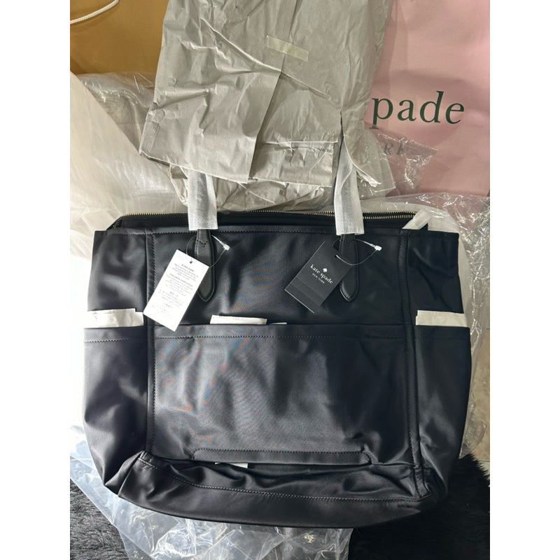 AUTHENTIC/ORIGINAL KateSpade KS Chelsea Large Tote Black Nylon Bag