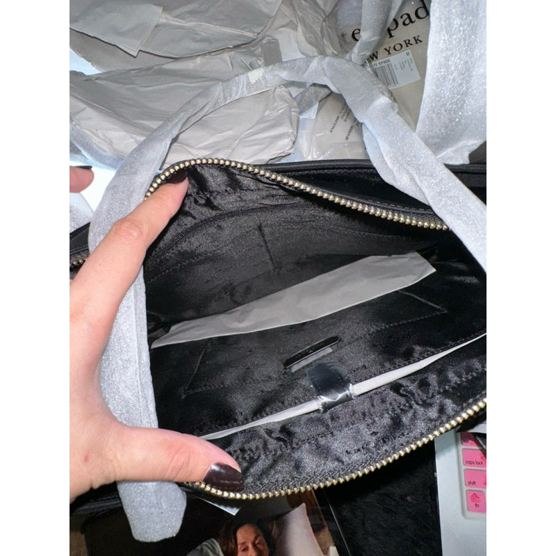 AUTHENTIC/ORIGINAL KateSpade KS Chelsea Large Tote Black Nylon Bag