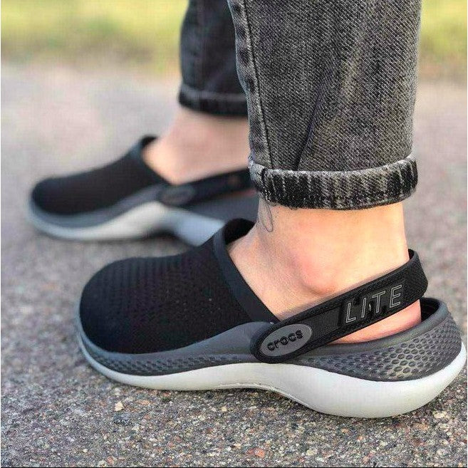 AUTHENTIC/ORIGINAL Crocs LiteRide™ 360 Clog in Black/Slate Grey