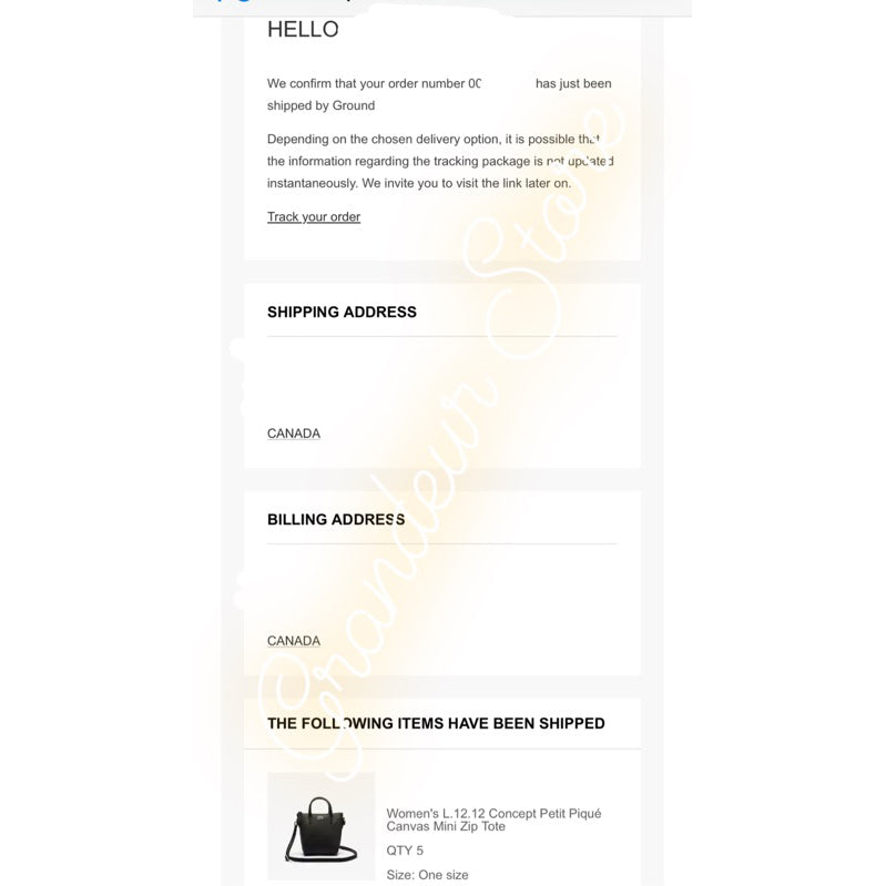 AUTHENTIC/ORIGINAL Lacoste Women's Concept Petit Piqué Coated Canvas Mini Zip Tote Bag Black / Navy