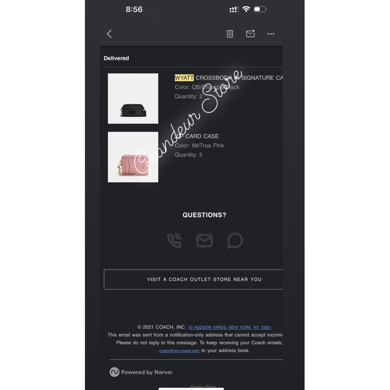 AUTHENTIC/ORIGINAL COACH Wyatt Crossbody In Signature Canvas Men's Bag Black