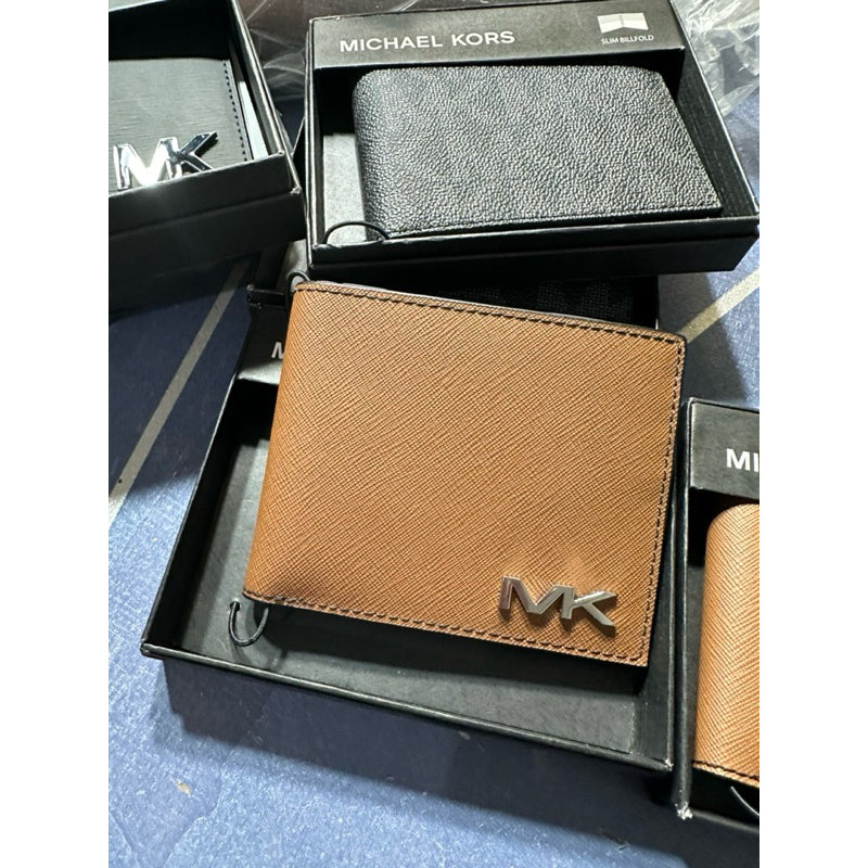 AUTHENTIC/ORIGINAL Michael K0rs MK Slim Bifold Wallet for Men