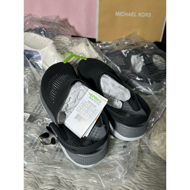 AUTHENTIC/ORIGINAL Crocs LiteRide™ 360 Clog in Black/Slate Grey