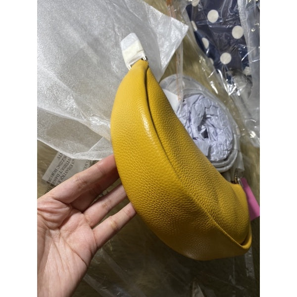 SALE! ❤️ AUTHENTIC KateSpade KS smile small crossbody shoulder bag Yellow RETAIL