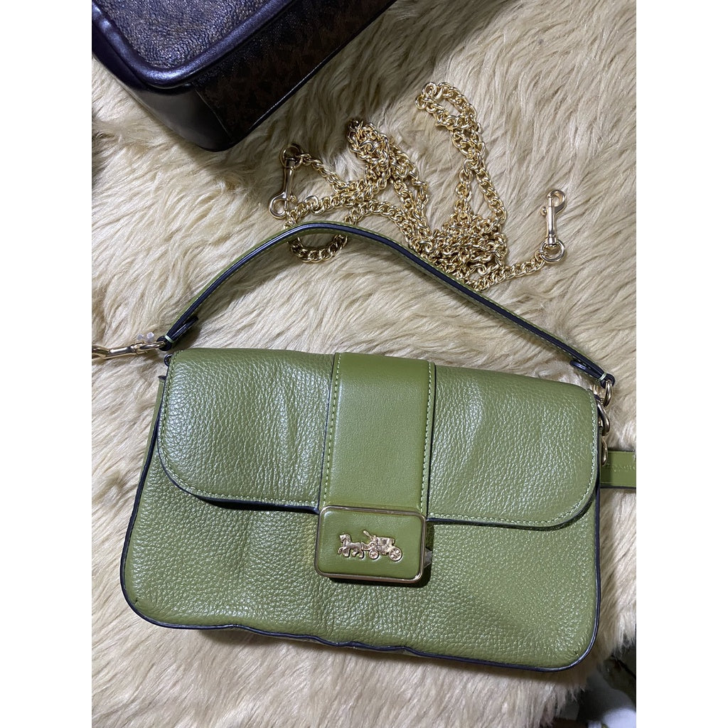 SALE! ❤️ AUTHENTIC Retail Coach Mini Grace Crossbody Bag in Olive Green