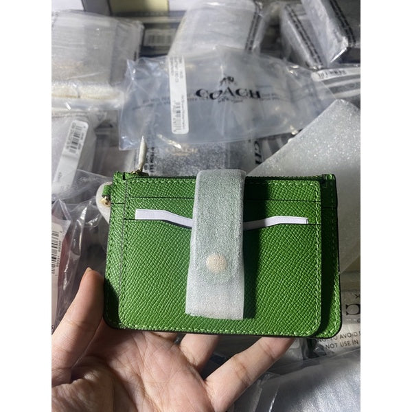 SALE! ❤️ AUTHENTIC COACH Attachment Card Case In Signature Canvas Card Holder Wallet