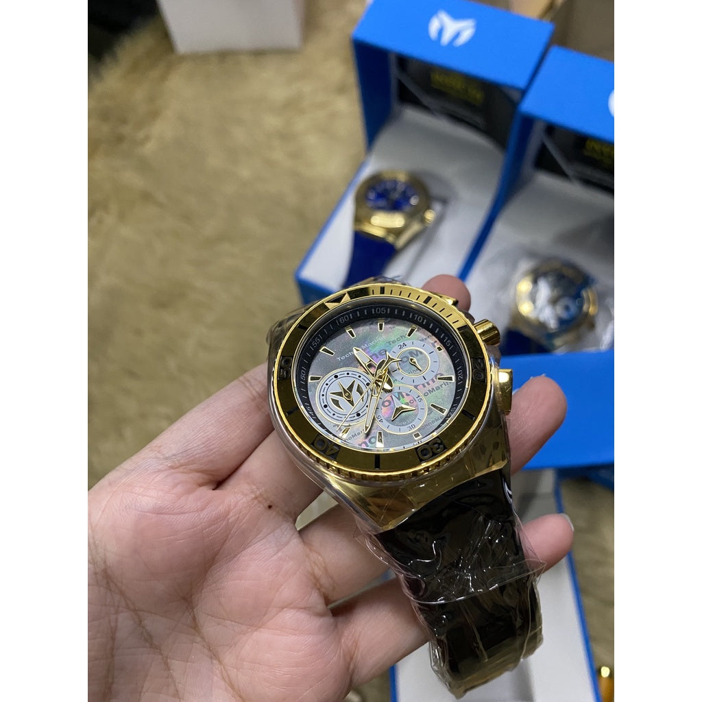 AUTHENTIC/ORIGINAL TechnoMarine Cruise California Men's Watch Mother of Pearl & Oyster Dial 46.65mm (TM-120025)