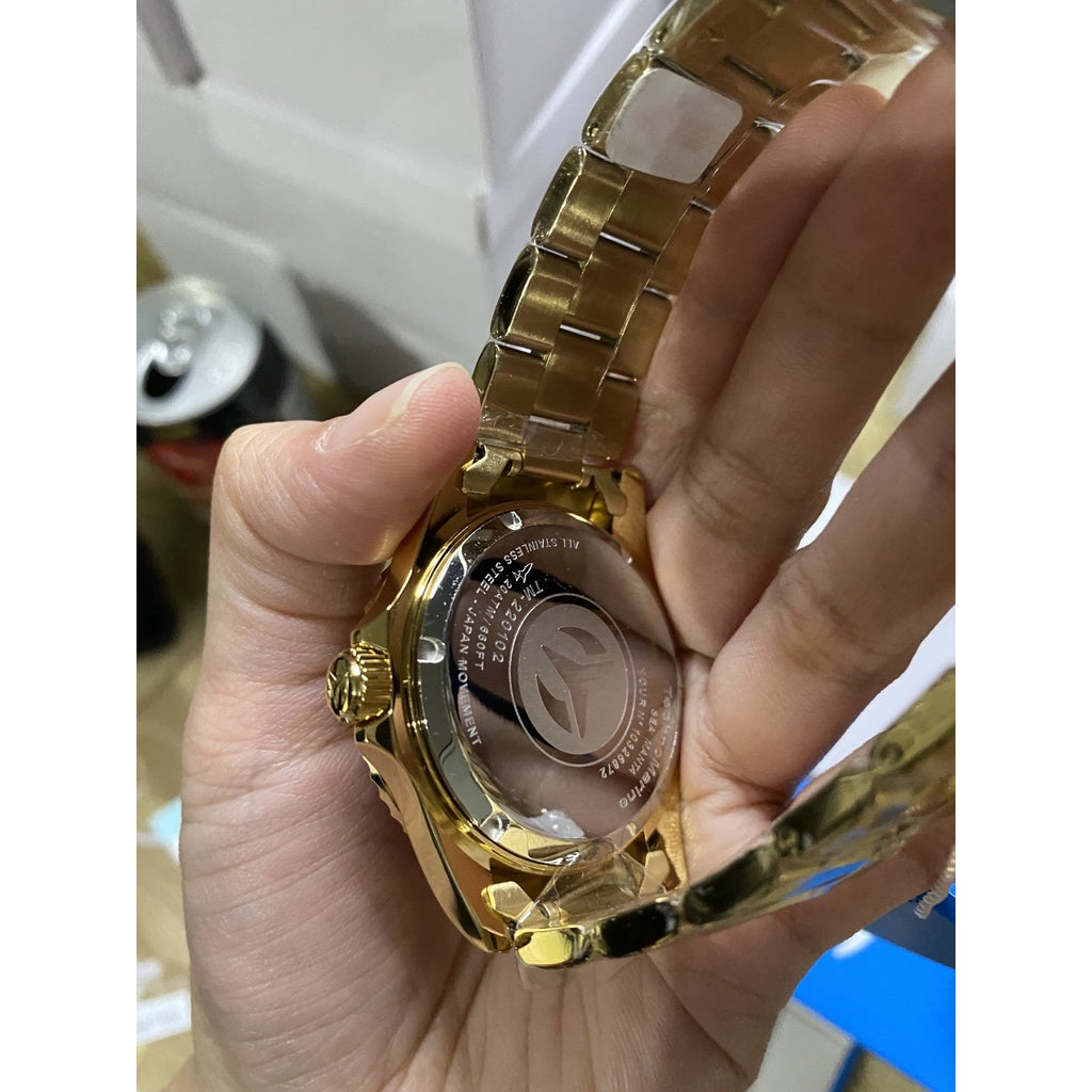 AUTHENTIC/ORIGINAL TechnoMarine Manta Sea Men's Watch - 42mm, Gold (TM-220102)