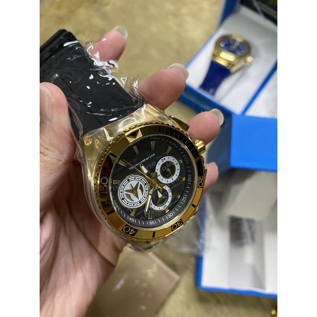 AUTHENTIC/ORIGINAL TechnoMarine Cruise California Men's Watch Mother of Pearl & Oyster Dial 46.65mm (TM-120025)