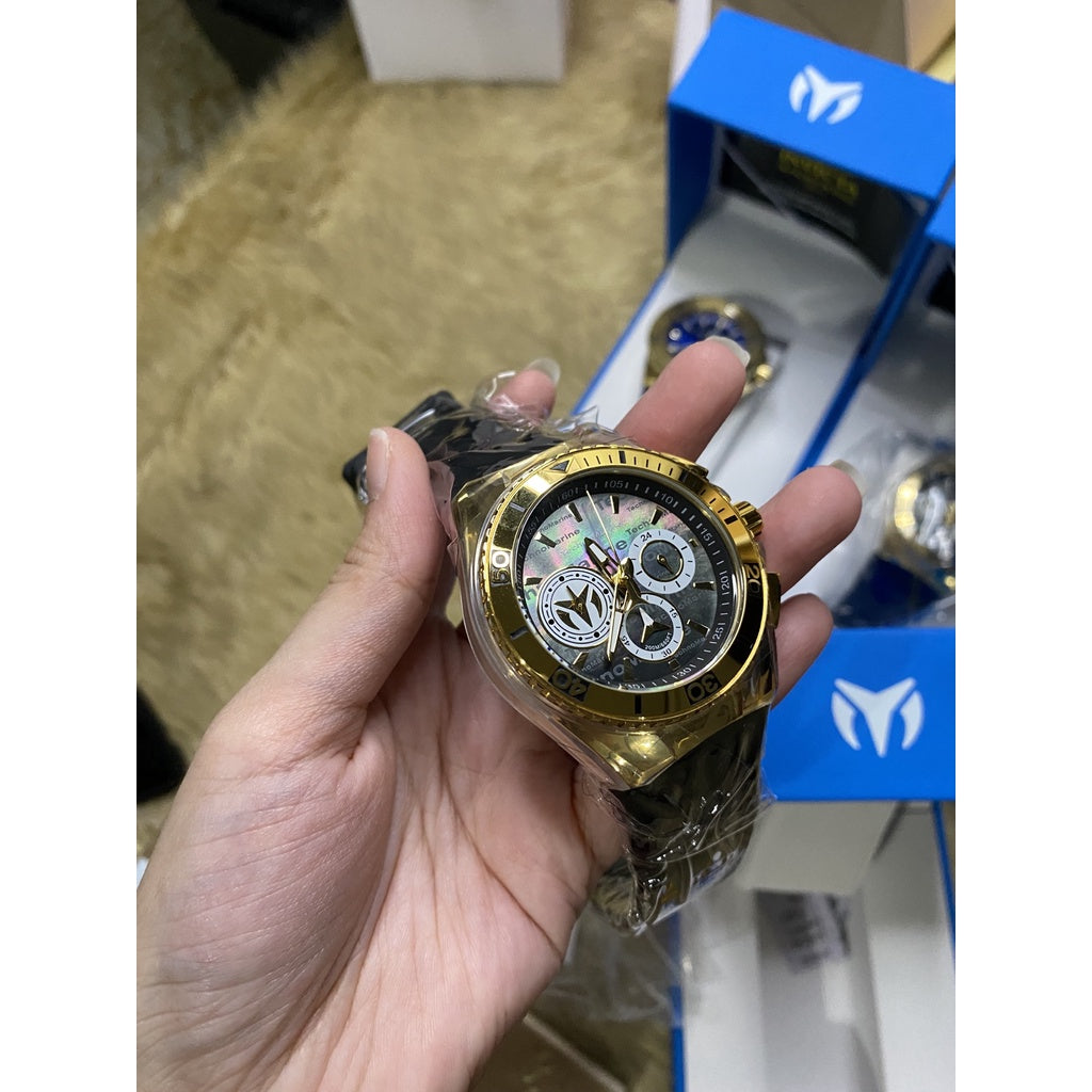 AUTHENTIC/ORIGINAL TechnoMarine Cruise California Men's Watch Mother of Pearl & Oyster Dial 46.65mm (TM-120025)